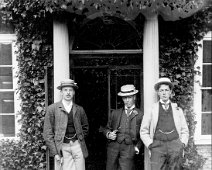 Mr. Ogle, Mr. Palmer & Gilbert, Sedgeford Hall Original caption: Mr. Ogle, Mr. Palmer and Gilbert