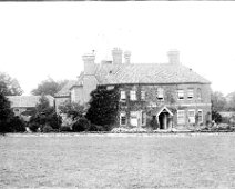 Dr Bellamy's house (Ingoldisthorpe Manor) burnt down in 1970's, new houses built over the site Original caption: A house