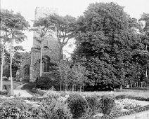 Ingoldistorpe church probably from Bellamy's garden. Original caption: Unidentified church