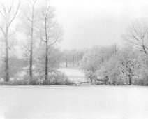 View of hill in park from cornfield gate Original caption: View of hill in park from cornfield gate