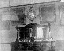 Interior with sideboard Original caption: Interior with sideboard