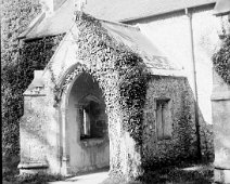 Anmer church porch Original caption: Anmer church porch