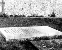 Hamilton's grave, Sedgeford church Original caption: Hamilton's grave . Sedgeford