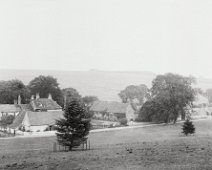 Sedgeford Hall from the hillside to the South Original caption: Sedgeford Hall