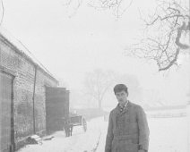 Gilbert and Dog Original caption: Gilbert and Dog