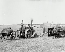 Threshing corn Original caption: Threshing corn