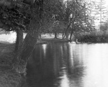 Mr. H in a canoe Sedgeford Park Original caption: Mr. H in a canoe