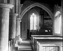 Church interior St. Mary's, Sedgeford Original caption: Church interior 2