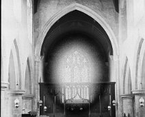 Sedgeford church interior Original caption: Church interior