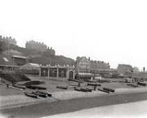 Marine Crescent from Folkestone Pier Original caption: Folkestone