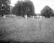 Cricket match. Heacham v Sedgeford. All over. Original caption: Cricket match. Heacham v Sedgeford. All over