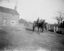 Sedgeford Green Cole Green approached from Docking Rd. Original caption: Sedgeford Green