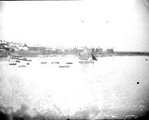 Hunstanton from Hunstanton pier Possibly taken from Hunstanton pier Original caption: Beach scene from offshore