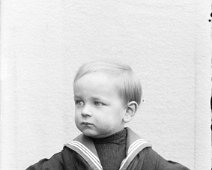 Frank in a sailor suit Original caption: Frank in a sailor suit