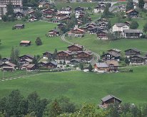 Nikon_20150810_141431 Looking down to Grindelwald Chalet Fagus in the centre