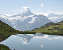 Nikon_20150806_100540 Schreckhorn reflected in Bachalpsee