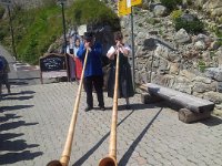 20150811_122201 We were treated to an Alpenhorn serenade on arrival at Schynige Platte